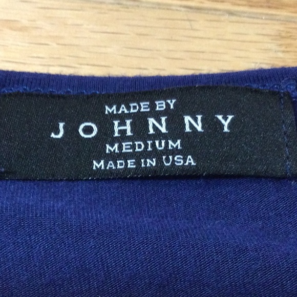 M By Johnny royal blue short sleeve open face wrap - Picture 12 of 12
